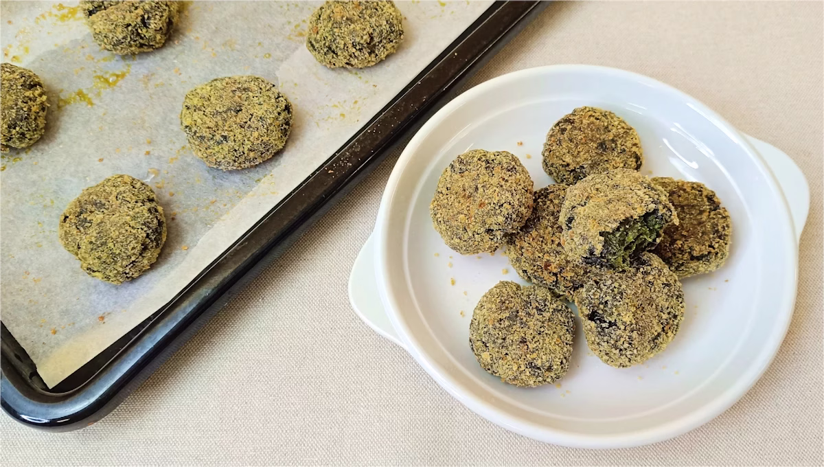 Polpette di Spinaci al Forno